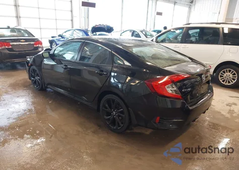 2020 Honda Civic Sport из США, поврежденный, VIN 19XFC2E82LE029197